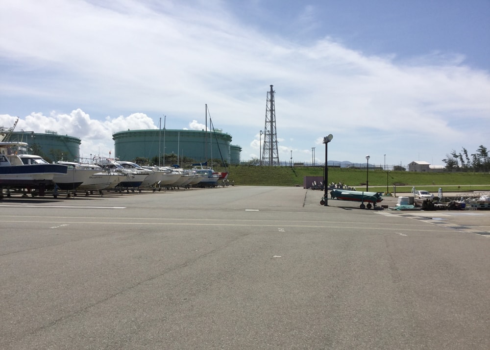 ４：陸上船揚場